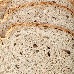 Sliced bread as a background