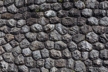 wall of stones as a texture