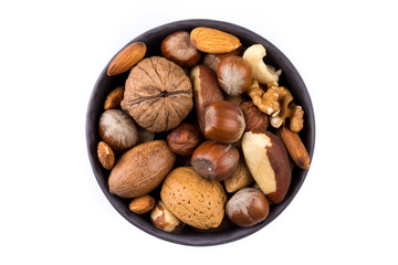 Nuts mix in bowl