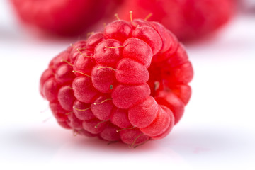 raspberry isolated on white background