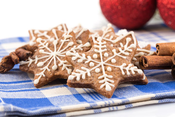 Hand-made Christmas gingerbreads