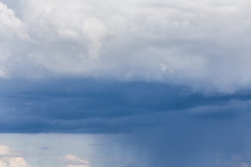 dark storm clouds before rain