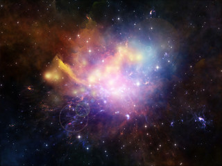Obraz na płótnie Canvas Nebula Arrangement