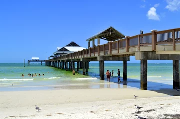 Foto auf Acrylglas Clearwater Strand, Florida Pier 60 Clearwater Beach Florida
