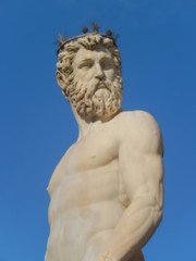 Fototapeta na wymiar Fontana del Nettuno, Piazza della Signoria, Firenze (particolare)