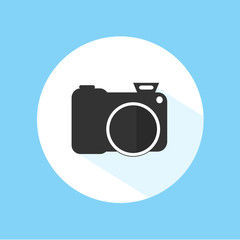Camera Icon Silhouette Photography Symbol Equipment Vector