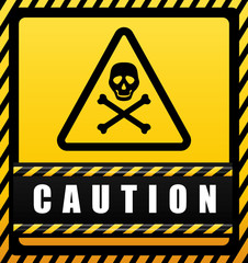 Obraz premium Warning sign design 