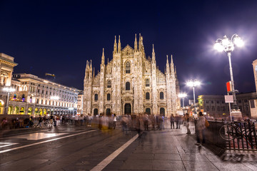 Naklejka na ściany i meble Milan Cathedral, Duomo