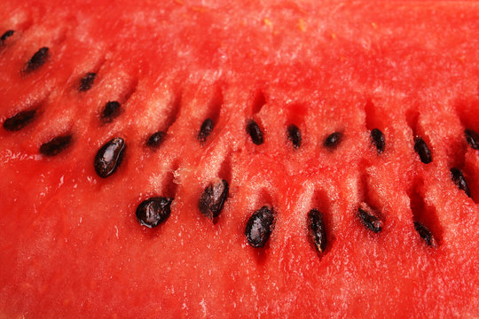 Ripe watermelon close up