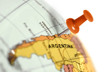 Location Chile. Red pin on the map.