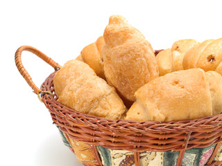 Croissants in Basket