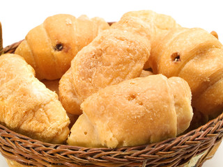 Croissants in Basket