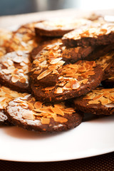 Homemade cookies with hazelnuts