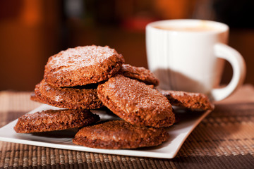 Homemade chocolate cookies