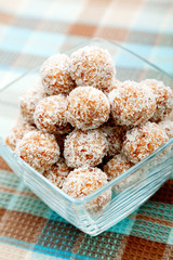Homemade coconut candies