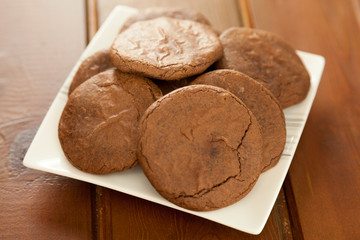 Homemade chocolate cookies