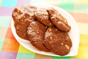 Homemade chocolate cookies