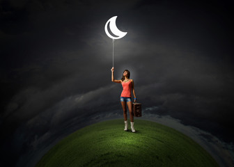 Hitch hiking traveling