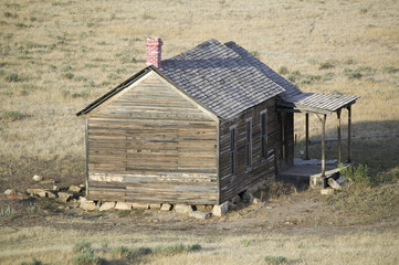 Pioneers cabin near Hot Springs, South Dakota