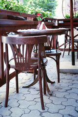 Cafe terrace outdoors