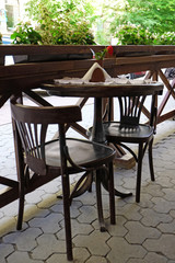 Cafe terrace outdoors