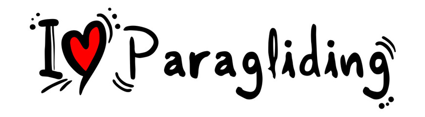 Paragliding love