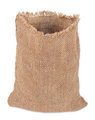 Empty burlap sack