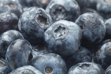 Close-up of fresh blueberries