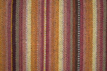 Andean weaving loom made in bright colors