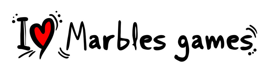 Marbles games love