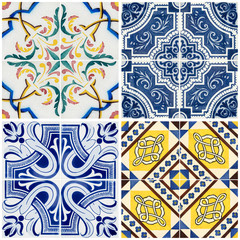 Vintage ceramic tiles