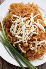 Pad thai make of fried rice noodles