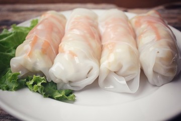 Vietnamese noodles roll