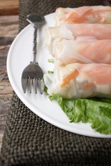 Vietnamese noodles roll