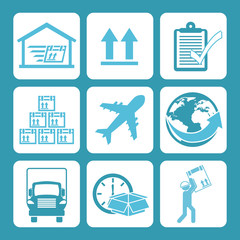 Naklejka premium delivery service