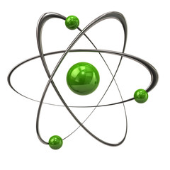 Green atom icon