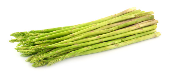 asparagus on white background
