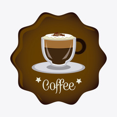 Coffee drink design.