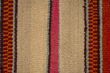 Andean weaving loom made in bright colors