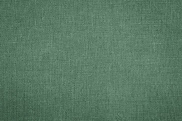 green linen textile