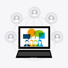 Social media design.