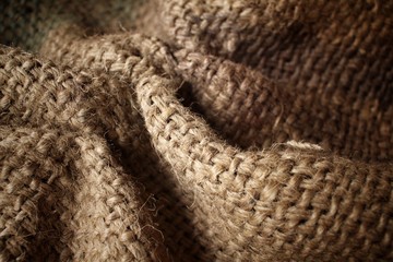 Vintage sackcloth background