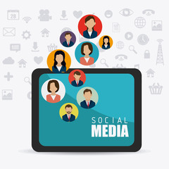 Social media design.