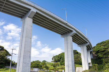 平戸大橋の平戸島部分