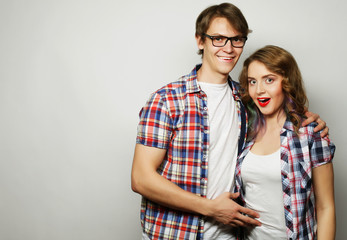 Naklejka premium Couple in love.