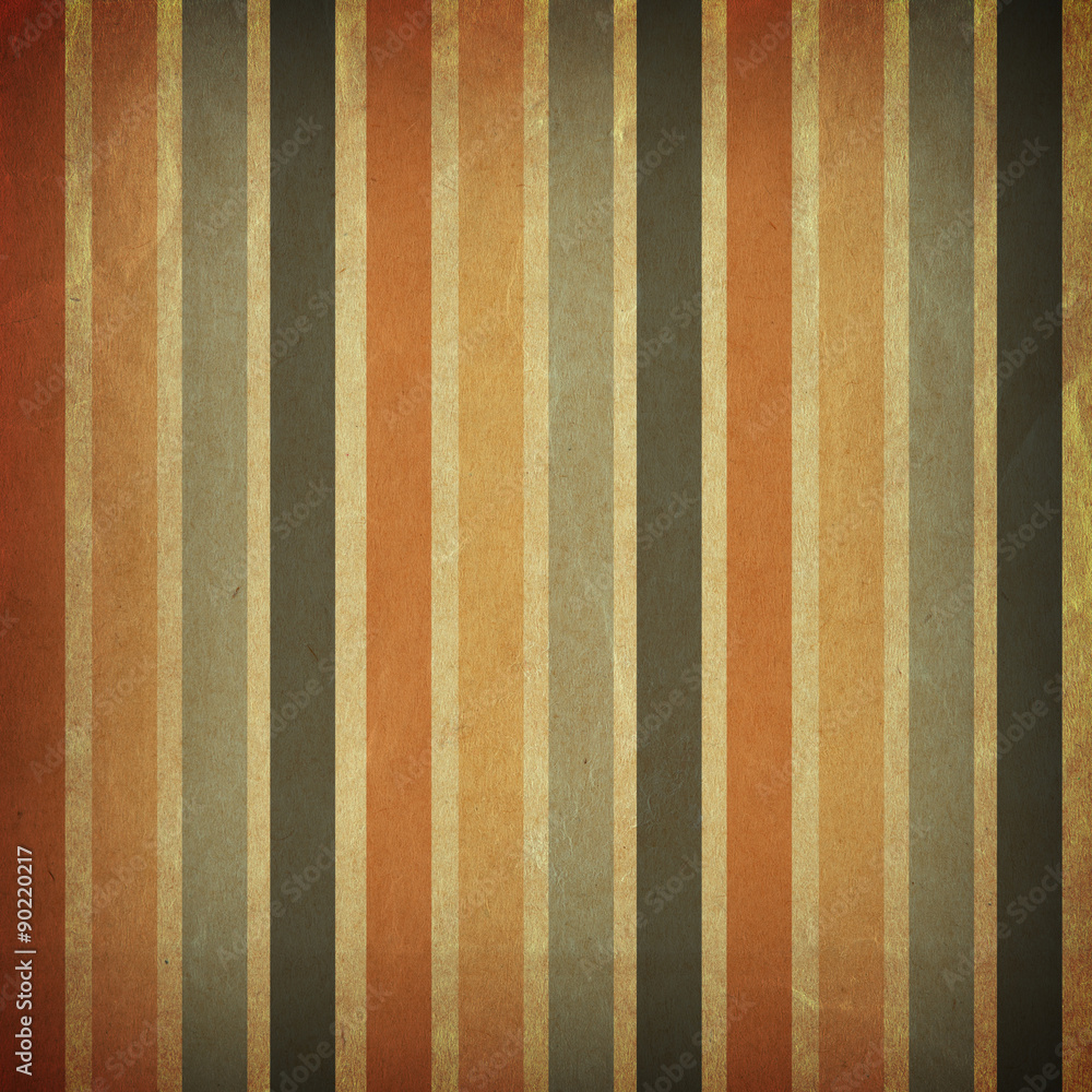 Wall mural retro stripe pattern vintage background