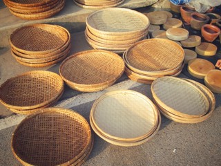 wooden baskets