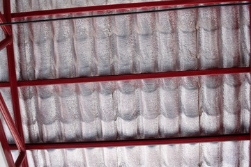 Zinc roof background