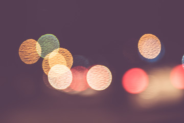 Abstract blur bokeh background light