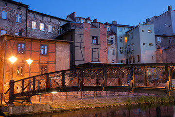 City of Bydgoszcz by Night in Poland